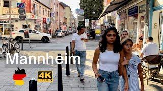 Walking in Mannheim / Germany  4K 60fps (UHD)