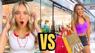 SISTER VS SISTER SHOPPING️CHALLENGE!! BACK TO SCHOOL 