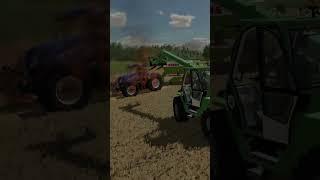 Burning tractor at stubble field!  | FS22 Shorts