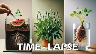 964 days in 30 mins - growing plant time lapse compilation  #greentimelapse #gtl #timelapse