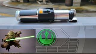 Star Wars Galaxy's Edge Yoda Legacy Lightsaber Unboxing and Review