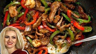 Simple Chinese Black Pepper Beef Stir Fry Recipe ( Super Tender Beef in Black Pepper Sauce)