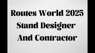 Routes World 2025 Booth Builder Stand Contractor YOHO EXPO