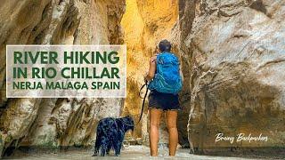 Hiking the majestic Rio Chillar in Nerja, Malaga, Spain