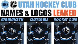 NHL Utah Hockey Club Names & Logos LEAKED!