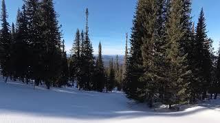 Переход с Алтая в Хакасию (Тёплый ключ). Вершинка. Февраль 2019 г.