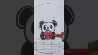 How to draw panda || easy panda drawing || easy panda drawing for kids #easy #panda #drawing