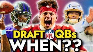 When To Draft Fantasy Football QBs ... Per Data