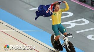 Australia goes golden in men's team pursuit for first time in 20 years | Paris Olympics | NBC Sports