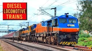 Express Trains hauled by EMD Locomotives | Indian Railways | Bangalore Hubli line