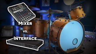 Recording Drums on a Budget | Mixers & Interfaces