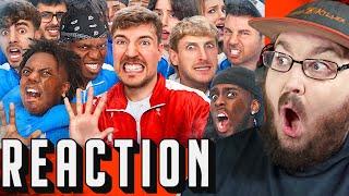 MrBeast 50 YouTubers Fight For $1,000,000 - MrBeast YouTuber Challenge REACTION!!!