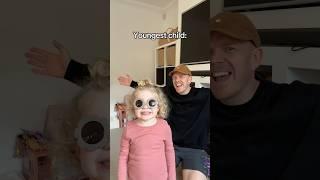 First vs second vs youngest child…  Which one are you? #toddlers #parents #dadlife #dad #parent