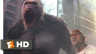 Rampage (2018) - Three-Way Monster Brawl Scene (8/10) | Movieclips