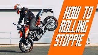 How to rolling stoppie / Duke 250 - RokON VLOG #31