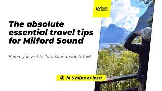 ️ The absolute essential travel tips for Milford Sound NZ - NZPocketGuide.com