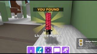 How to get LICORICE marker in FIND THE MARKERS Roblox [ UPDATED 2024 ]