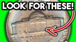 1960 -1969 NICKELS TO LOOK FOR  -  RARE JEFFERSON NICKELS WORTH MONEY