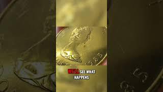 COPPER SPOTS ON GOLD COINS