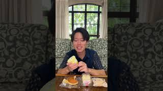 Orang Jepun ajar sweets familymart yang sedap #shorts【Reaction/ Makanan/ Malaysia/ Indonesia】