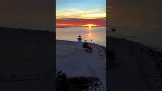 Sunrise Over Ned’s Point Lighthouse, Mattapoisett, MA, Monday, December 9, 2024, 7:00 AM