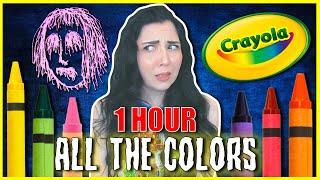 1 Hour Of EVERY SCARY CRAYON COLOR Legend Ever Told