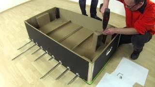 Aufbauvideo Maxstore® Profi Tischfussball Leeds