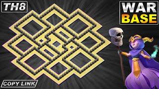 NEW BEST! Town Hall 8 (TH8) War Base 2020! TH8 Base with COPY LINK - Clash of Clans