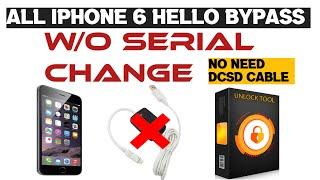 Iphone 6s plus iOS 15.8.3 Hello Screen bypass w-o change SN with unlock tool 2024.