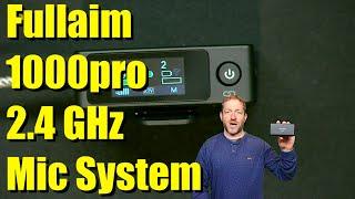 The mini magic mic system! — Fullaim 1000 Pro 2.4 GHz Mic System