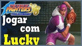 Aprenda os golpes do Lucky Glauber no The King of Fighters 98