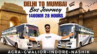 Delhi To Mumbai Direct Bus Service By Safar Express | Delhi To Mumbai Bus Journey in Ac Sleeper Bus