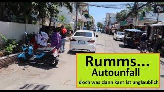 Rumms...Autounfall      doch was dann kam ist unglaublich     #Pattaya,#Jomtien,#Thailand,#Tattooman