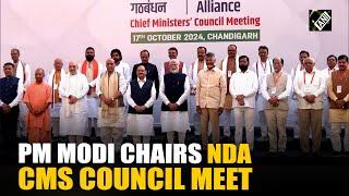 Prime Minister Narendra Modi chairs NDA Chief Ministers’ council meeting in Chandigarh