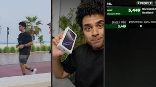 POV: Living the Trader Life in Dubai- Morning Run, iPhone Pickup & $5k!