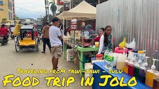 Food trip in Sulu -trying street foods & delicacies | best chicken mami in Jolo (Bongao - Jolo trip)