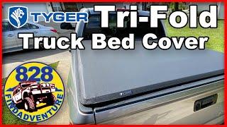 Truck Bed Cover install Tri-Fold  Tyger Auto T3 Soft