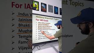 History Important Topics for IAS Exam