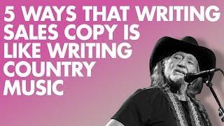 5 Ways That Writing Sales Copy is Like Writing Country Music