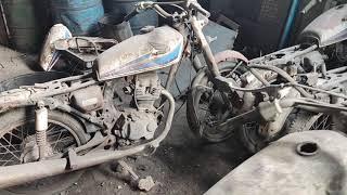 Police auctioned bikes for sale on 350 per kilo