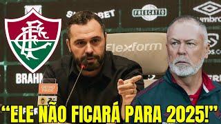 EXCLUSIVO!PRESIDENTE DO FLUMINENSE ACABA DE ANUNCIAR A SAÍDA DE MANO MENEZES! NOTICIAS FLUMINENSE!