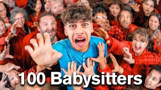 I Survived 100 Babysitters in 24 Hours!