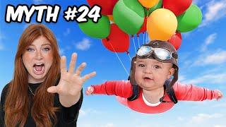 Busting 100 BABY MYTHS in Real Life!