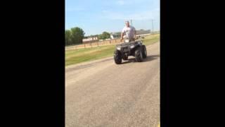 Polaris Sportsman 550 Highway Riding Wheelies