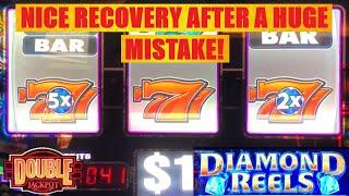 Redemption after a huge accident on Crystal Star Deluxe! Diamond Reels + Double Jackpot Slot play!