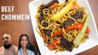 Guyanese Chowmein Recipe | Beef Chowmein Recipe | Collaboration with What's in De Pot- Episode 36