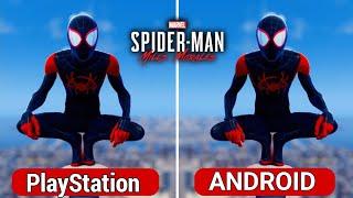 Spider-Man Miles Morales PS5 vs Android - Challenge Comparison