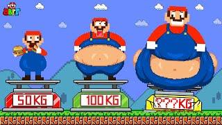 Super Mario Bros. But Evolution of Fat Mario Growing Up Compilation! | King Mario