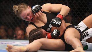 every FINISH in RHONDA ROUSEY ufc fights