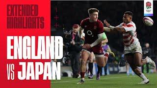 NINE TRY VICTORY! | England vs Japan | Extended highlights